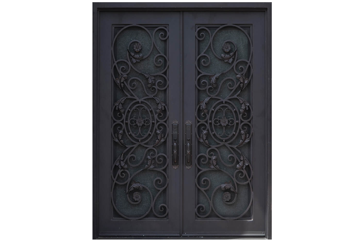 Nova Wrought Iron Custom Exterior Door Style 020