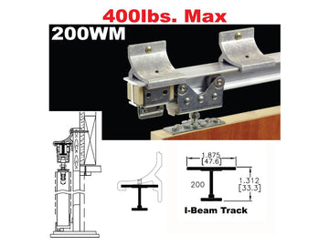 Johnson 200WM Wall Mount Sliding Door Hardware
