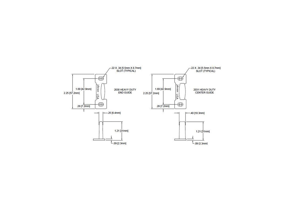 201 Heavy-Duty Bypass Guide Post Set