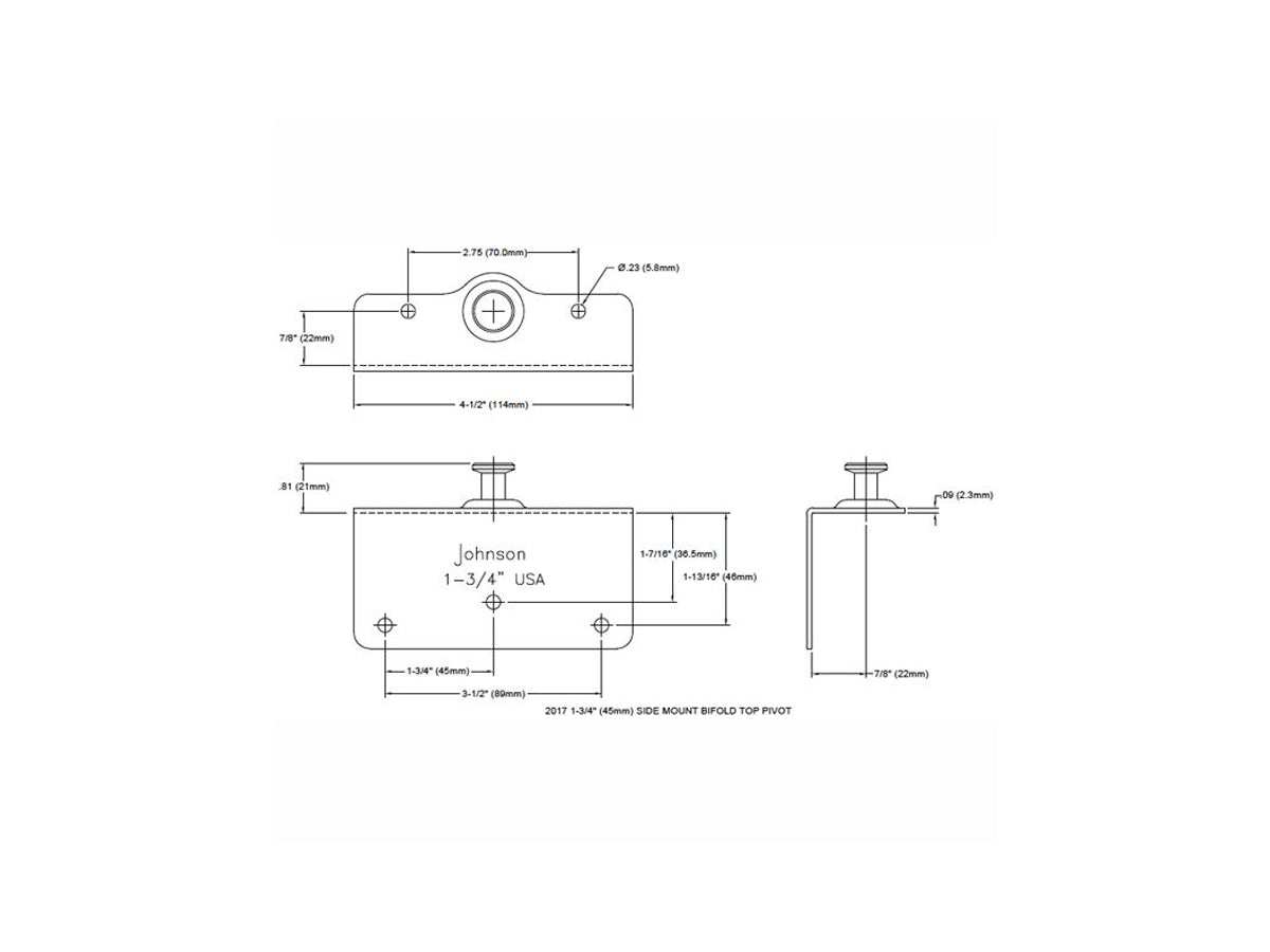  1-3/4" [44mm] Panel
