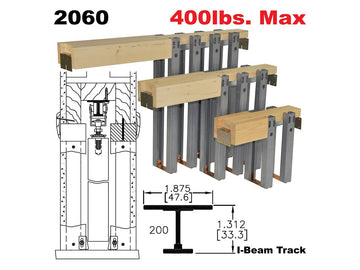 Johnson 2060 Series Heavy-Duty Pocket Door Frame Kits for 2 x 6 Walls