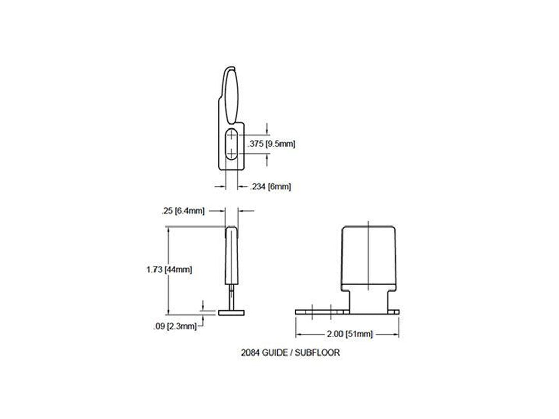 2084 Pocket Door Guide (sub floor)