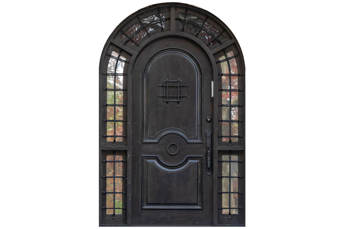 Nova Wrought Iron Custom Exterior Door Style 021