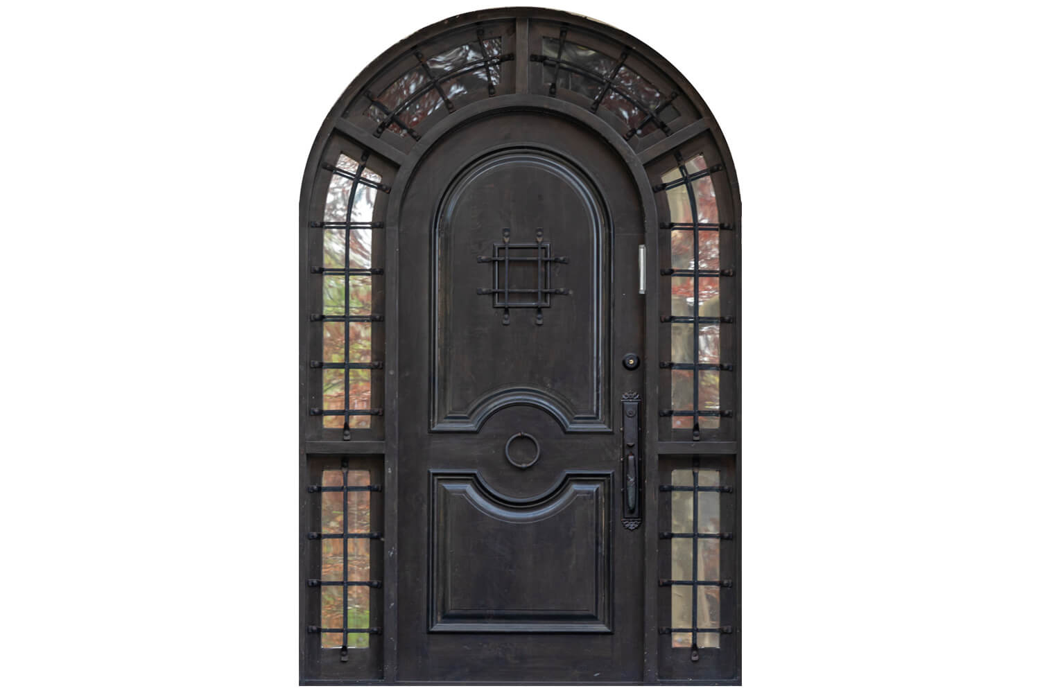 Nova Wrought Iron Custom Exterior Door Style 021