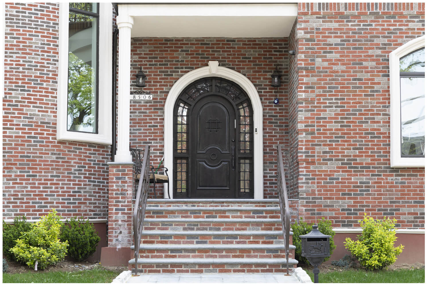 Nova Wrought Iron Custom Exterior Door Style 021