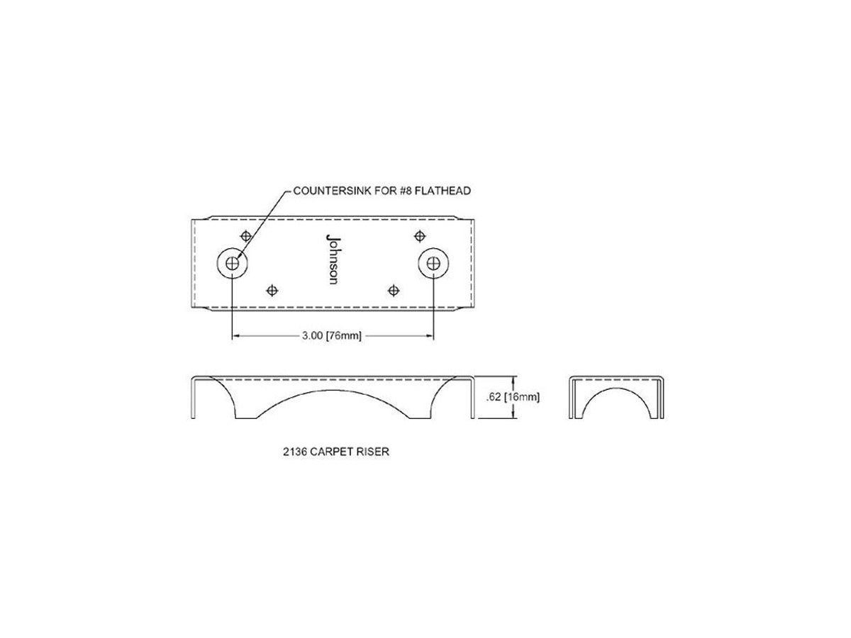 2136 Carpet Door Riser