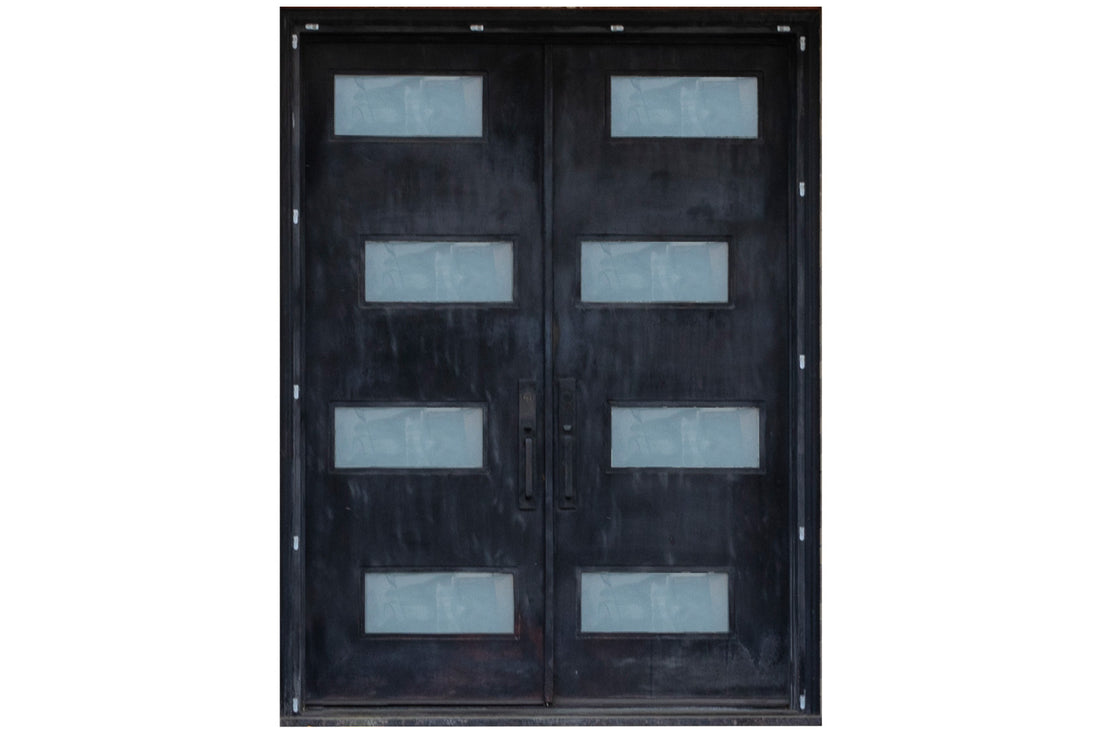 Nova Wrought Iron Custom Exterior Door Style 022