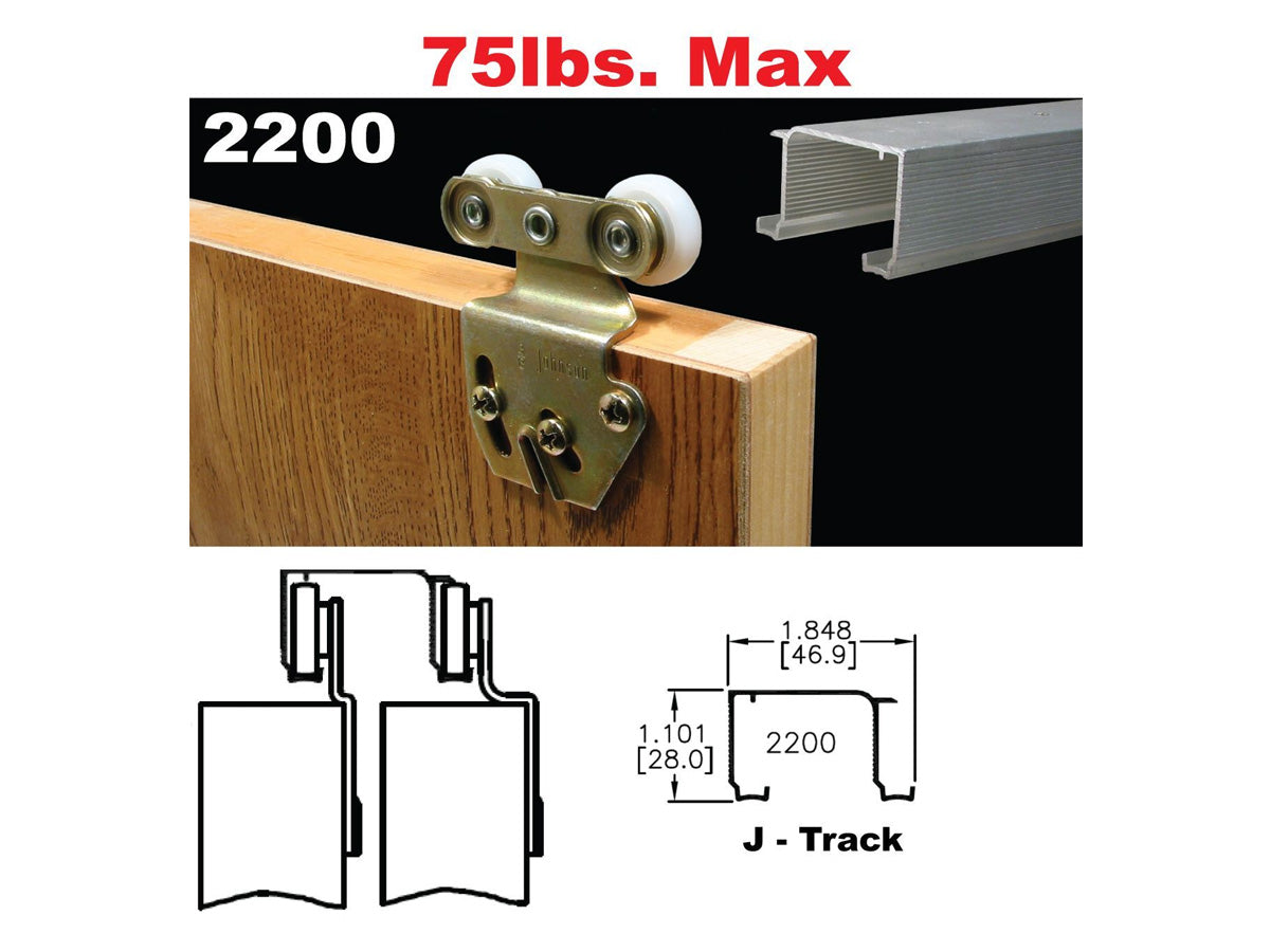 Johnson 2200 Sliding Bypass Door Hardware