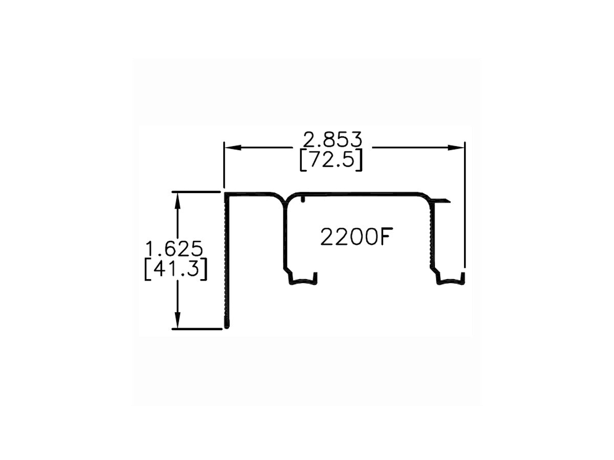 2200F Series Bypass / Fascia Track