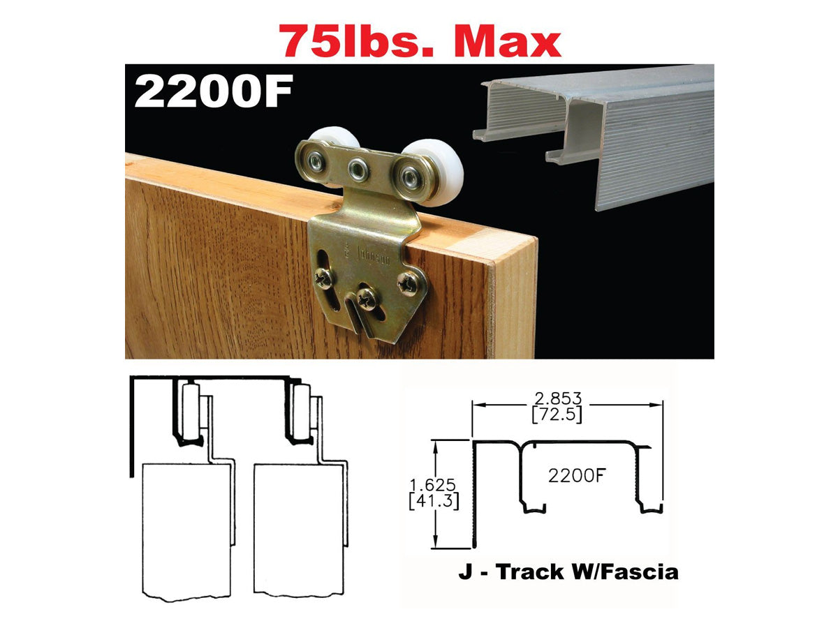 Johnson 2200F Sliding Bypass Door Hardware