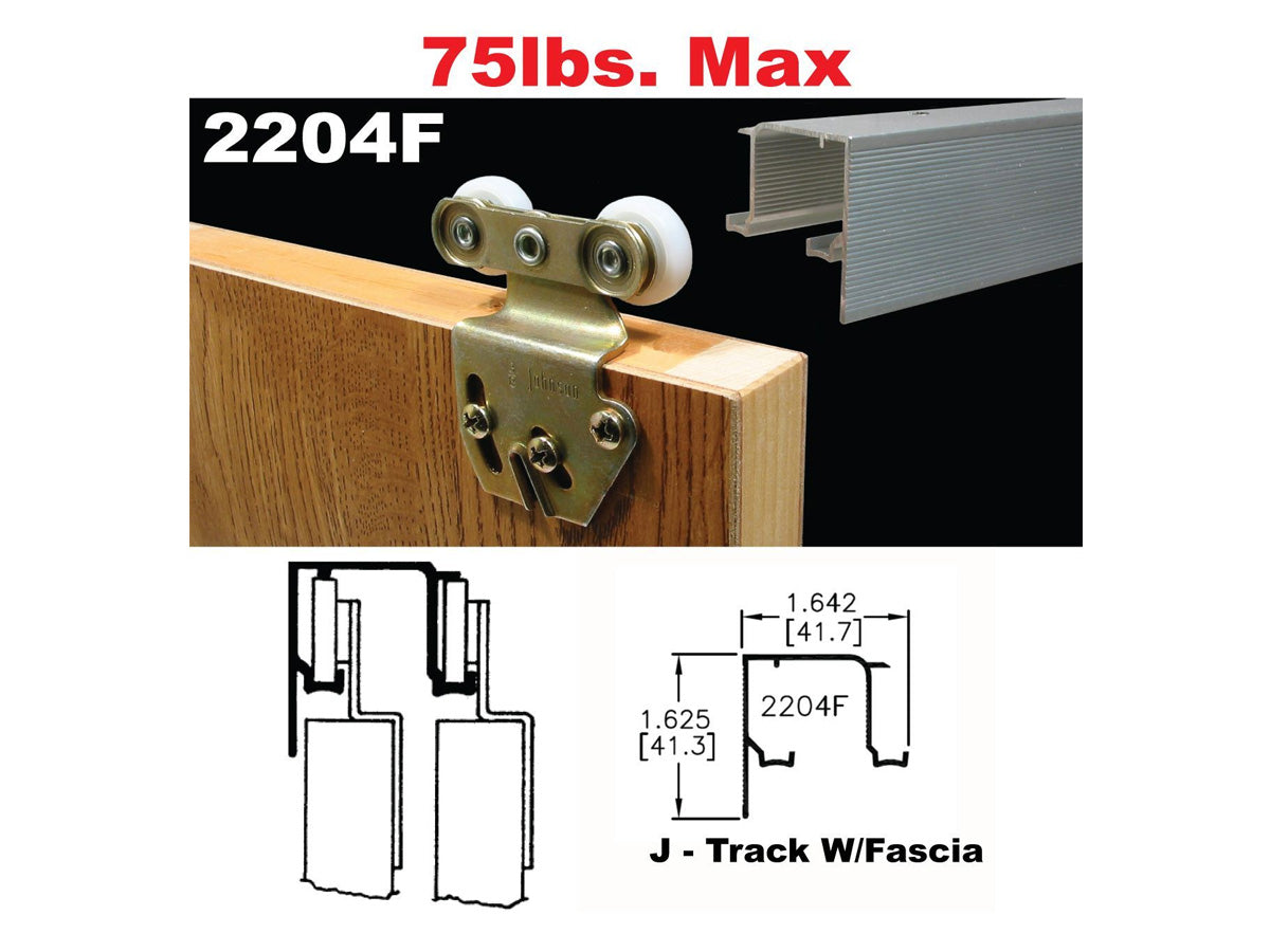 Johnson 2204F Sliding Bypass Door Hardware