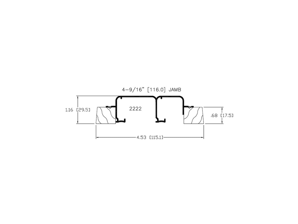 Johnson 2222 Series Bypass Header Track