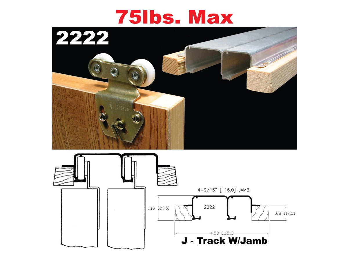 Johnson 2222 Sliding Bypass Door Hardware