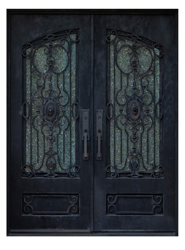 Royal 023 Wrought Iron Custom Exterior Door by Nova