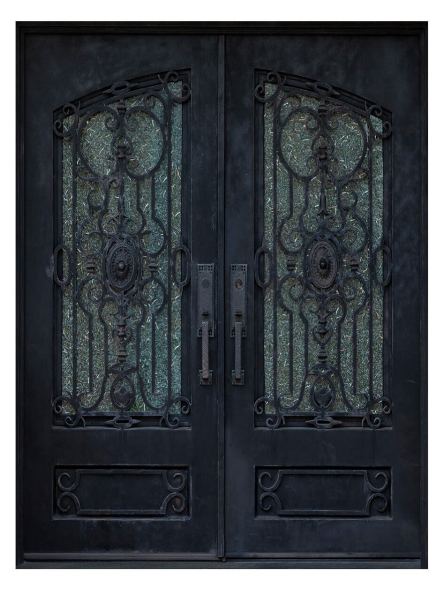Royal 023 Wrought Iron Custom Exterior Door by Nova