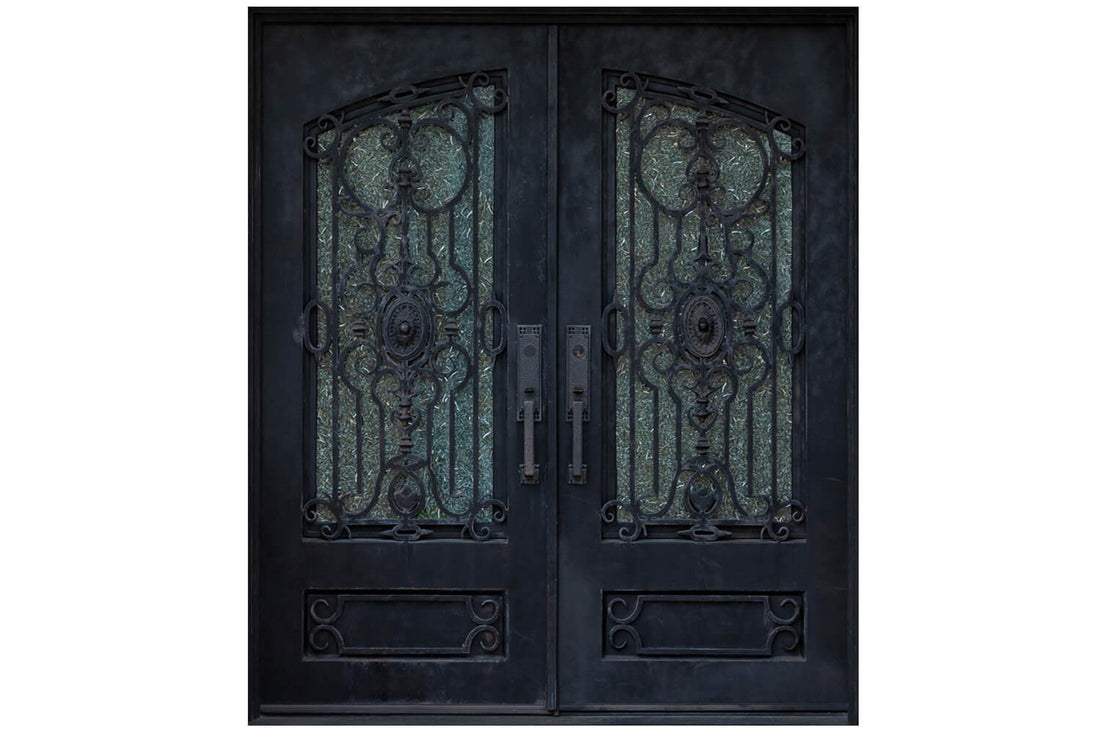 Nova Wrought Iron Custom Exterior Door Style 023