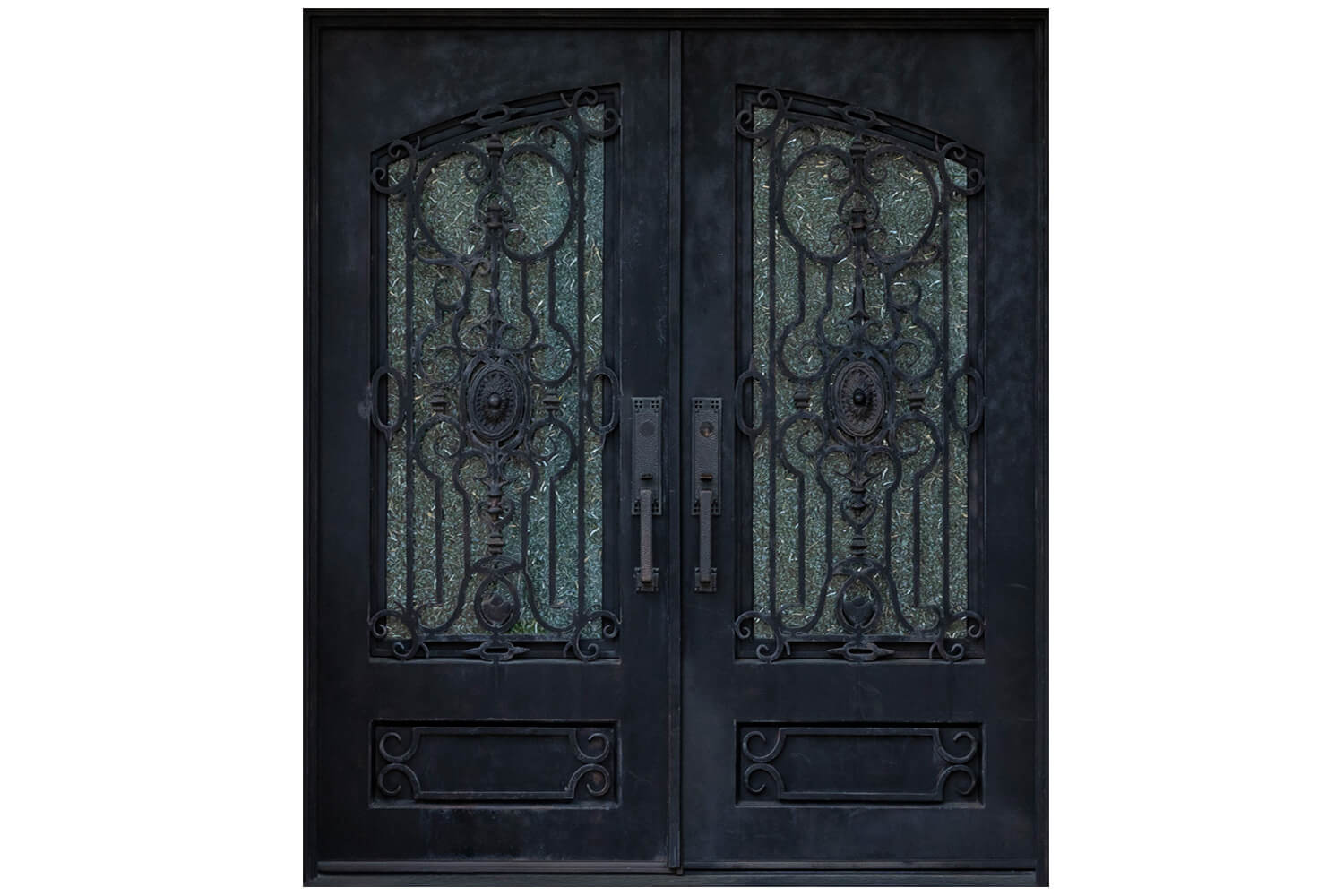 Nova Wrought Iron Custom Exterior Door Style 023