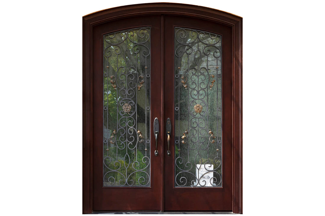 Nova Wrought Iron Custom Exterior Door Style 025