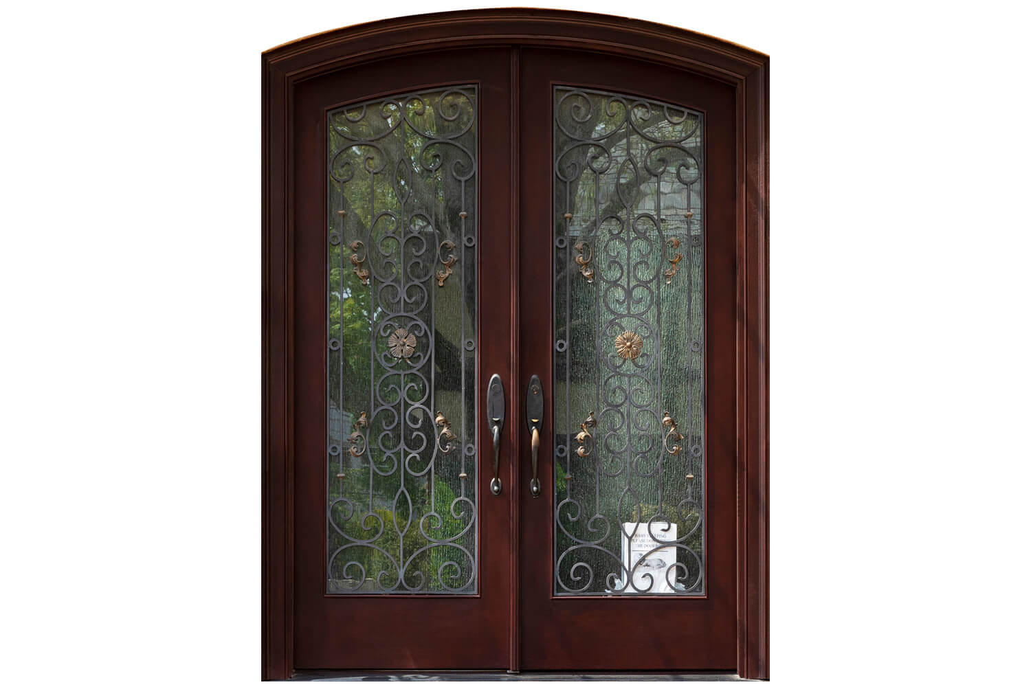 Nova Wrought Iron Custom Exterior Door Style 025