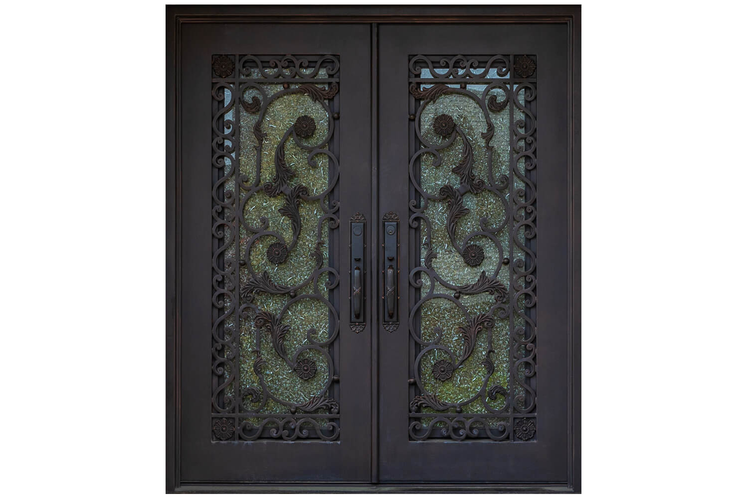 Nova Wrought Iron Custom Exterior Door Style 026