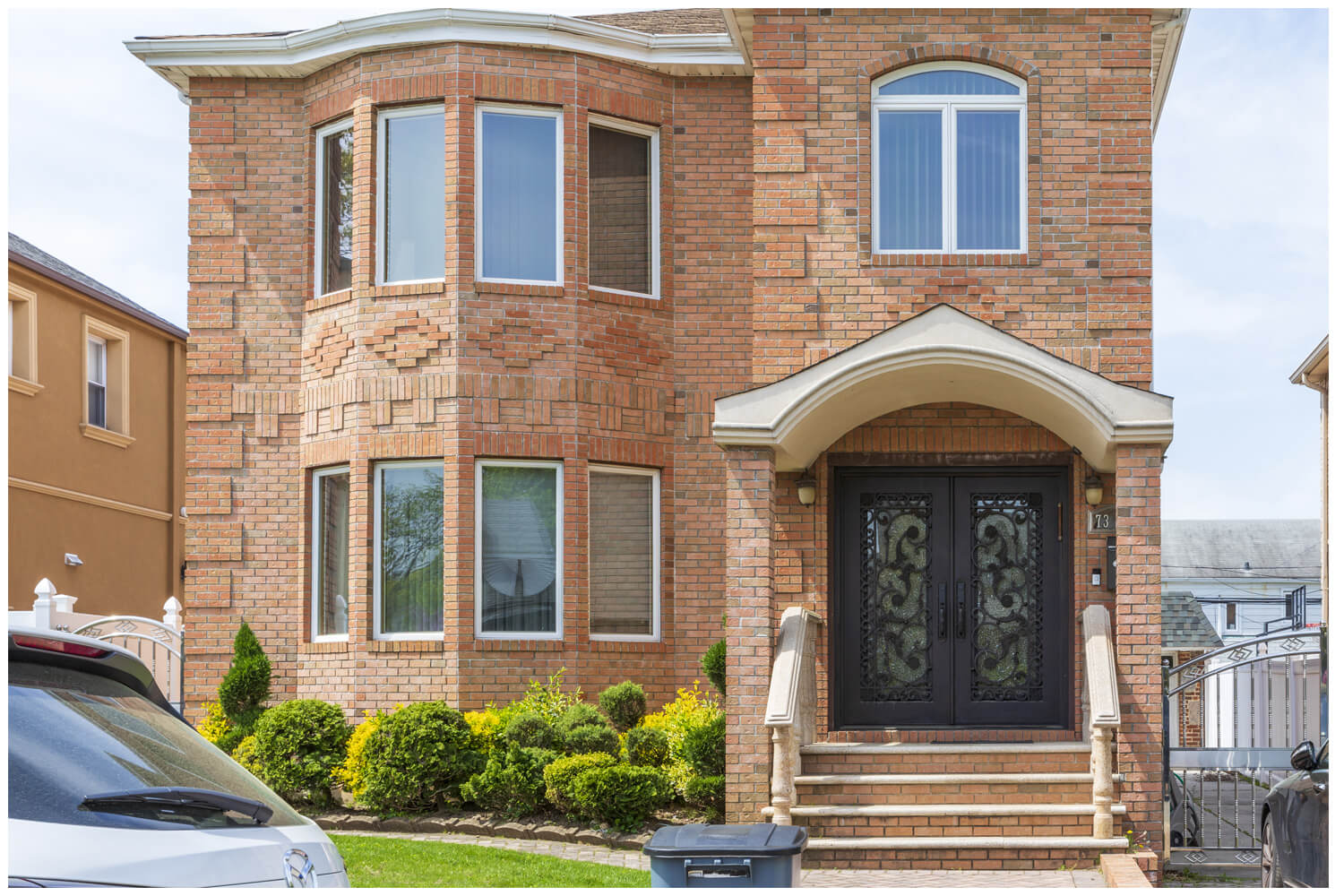 Nova Wrought Iron Custom Exterior Door Style 026