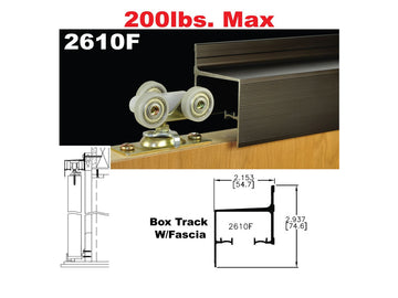 Johnson 2610F Wall Mount Sliding Door Hardware