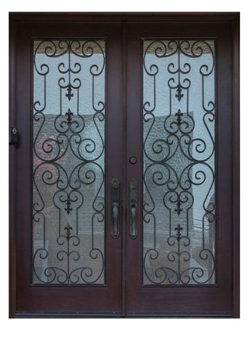 Royal 027 Wrought Iron Custom Exterior Door by Nova