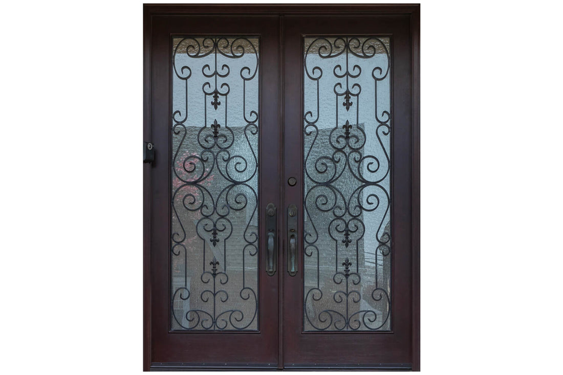 Nova Wrought Iron Custom Exterior Door Style 027