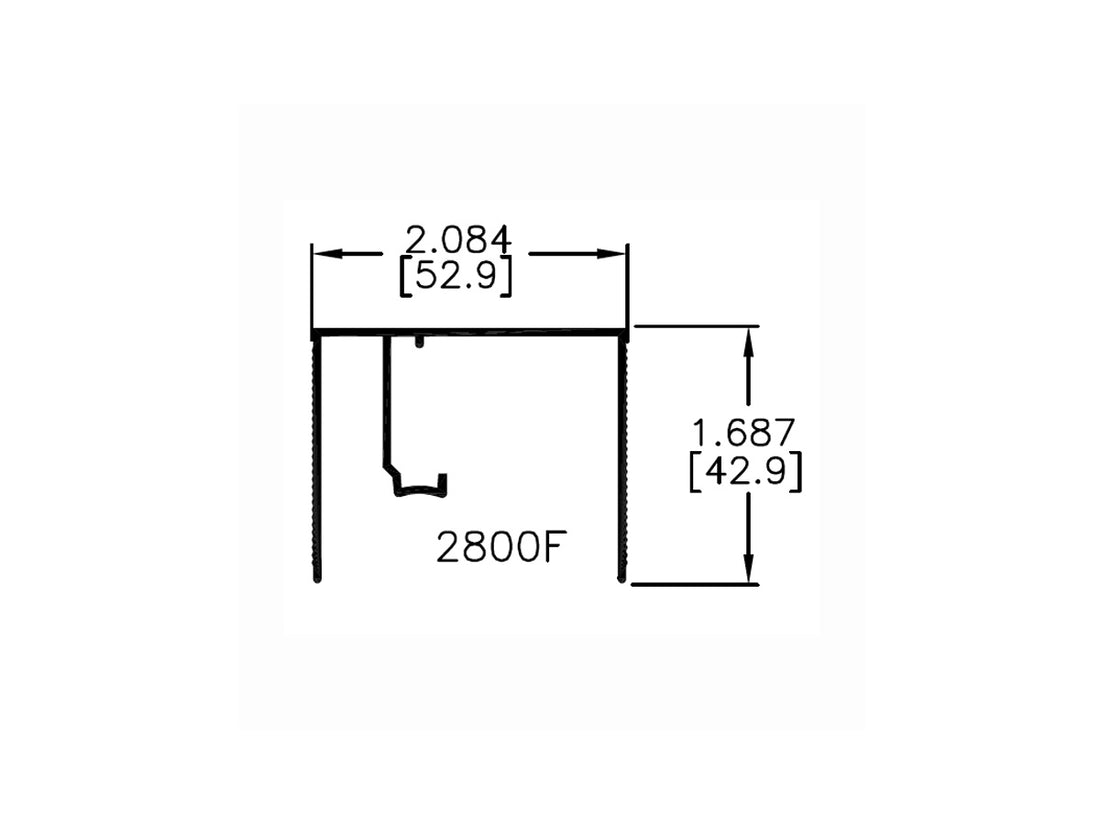 2800F Series Open Pocket Track