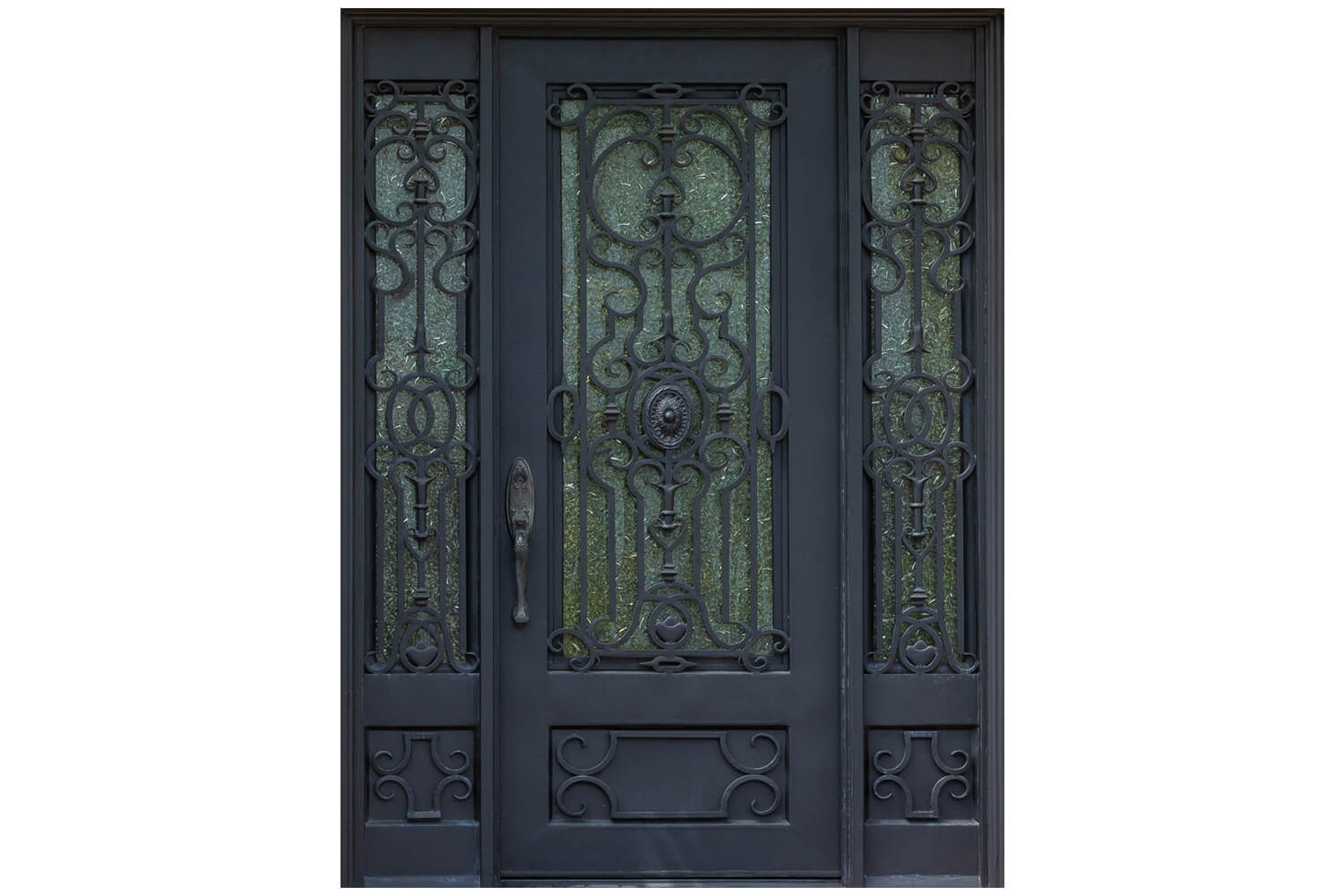 Nova Wrought Iron Custom Exterior Door Style 029
