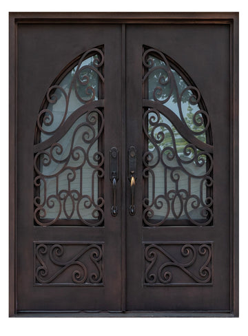 Royal 030 Wrought Iron Custom Exterior Door by Nova