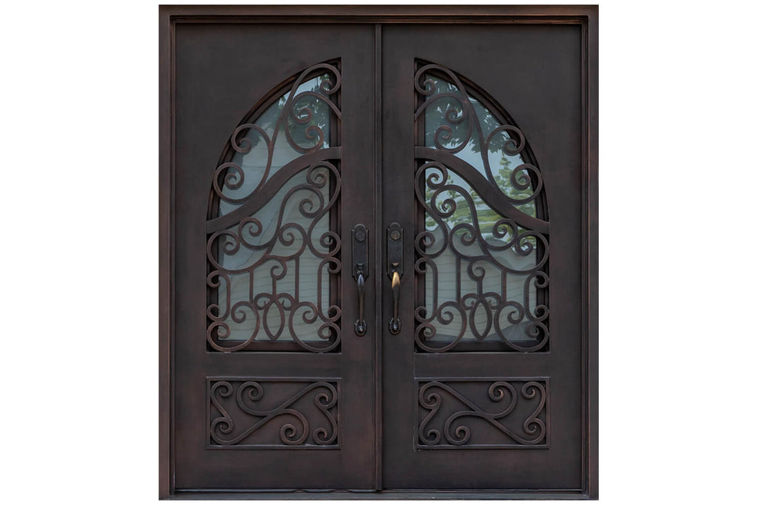 Nova Wrought Iron Custom Exterior Door Style 030