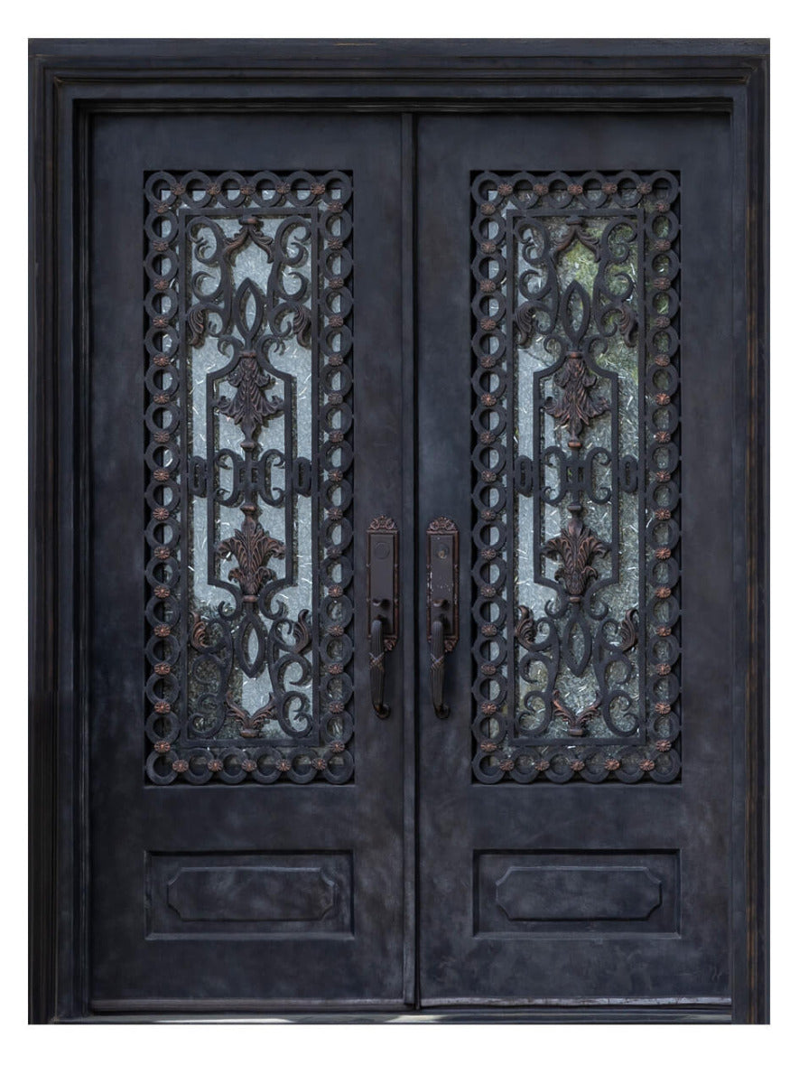 Royal 032 Wrought Iron Custom Exterior Door by Nova