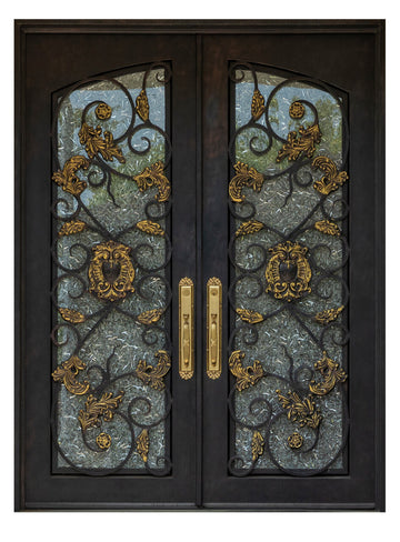 Royal 033 Wrought Iron Custom Exterior Door by Nova