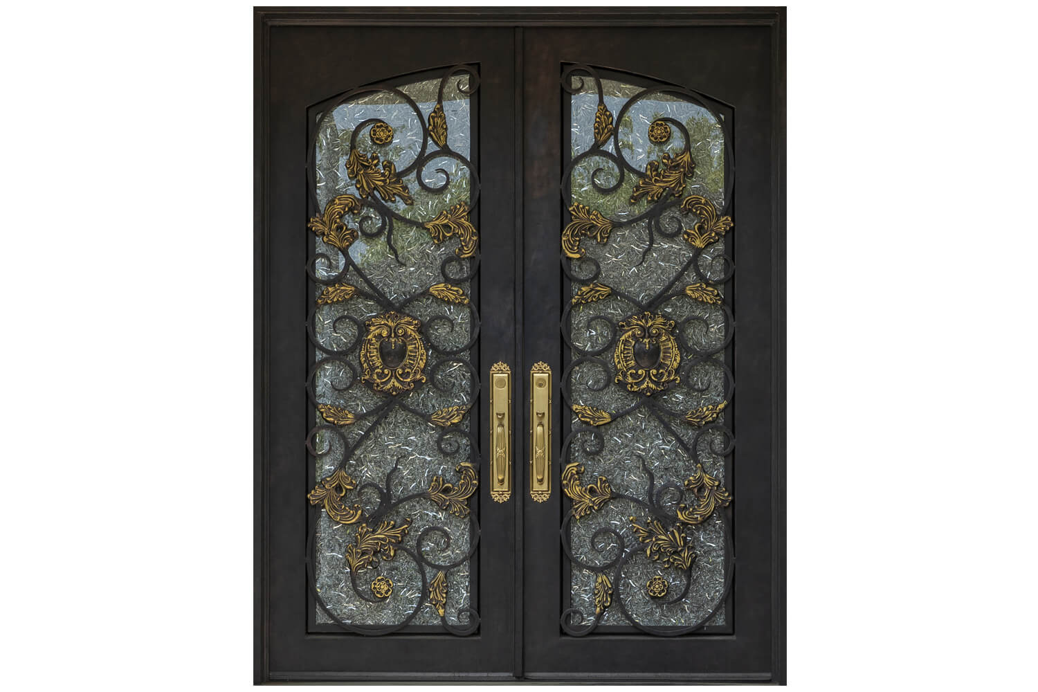 Nova Wrought Iron Custom Exterior Door Style 033