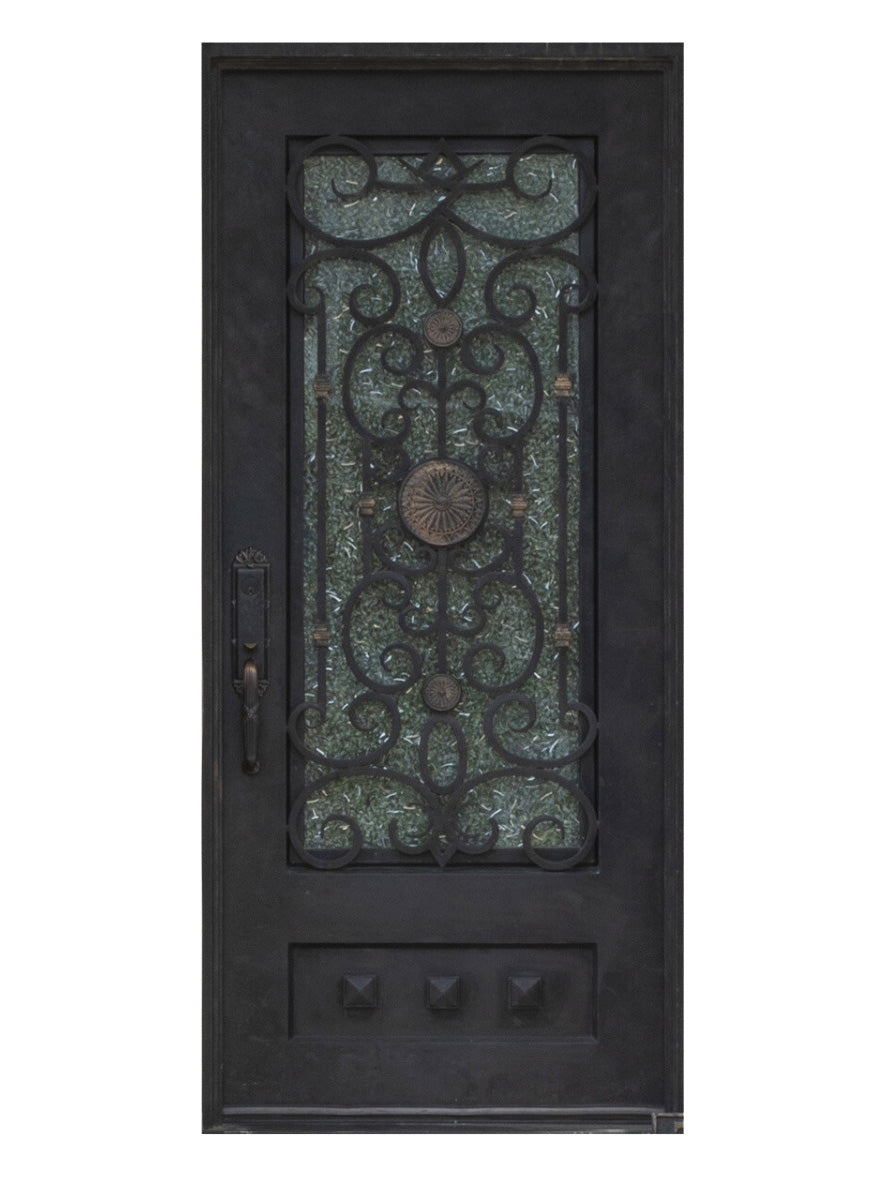 Royal 034 Wrought Iron Custom Exterior Door by Nova