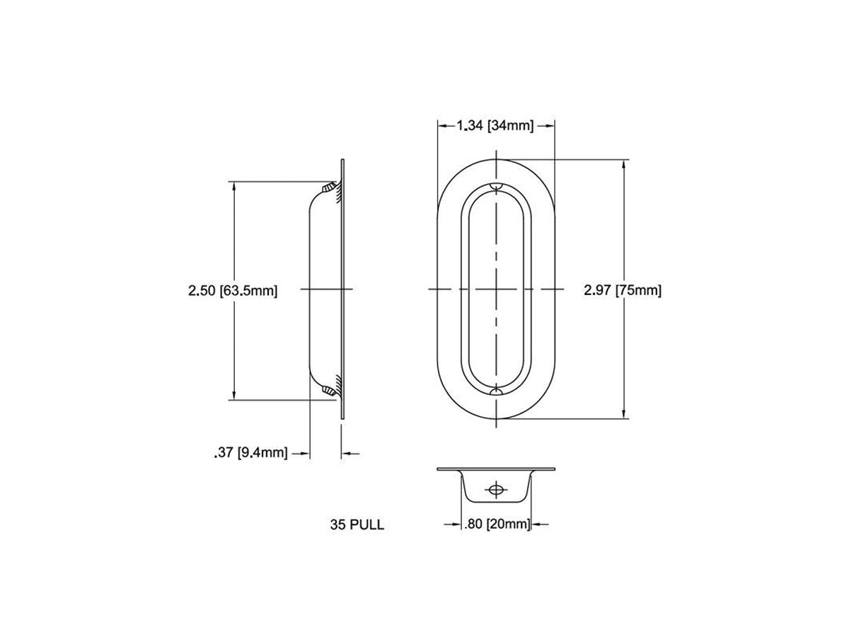 35 Series Flush Pulls