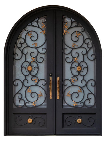 Royal 035 Wrought Iron Custom Exterior Door by Nova