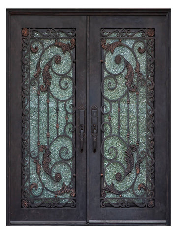 Royal 037 Wrought Iron Custom Exterior Door by Nova