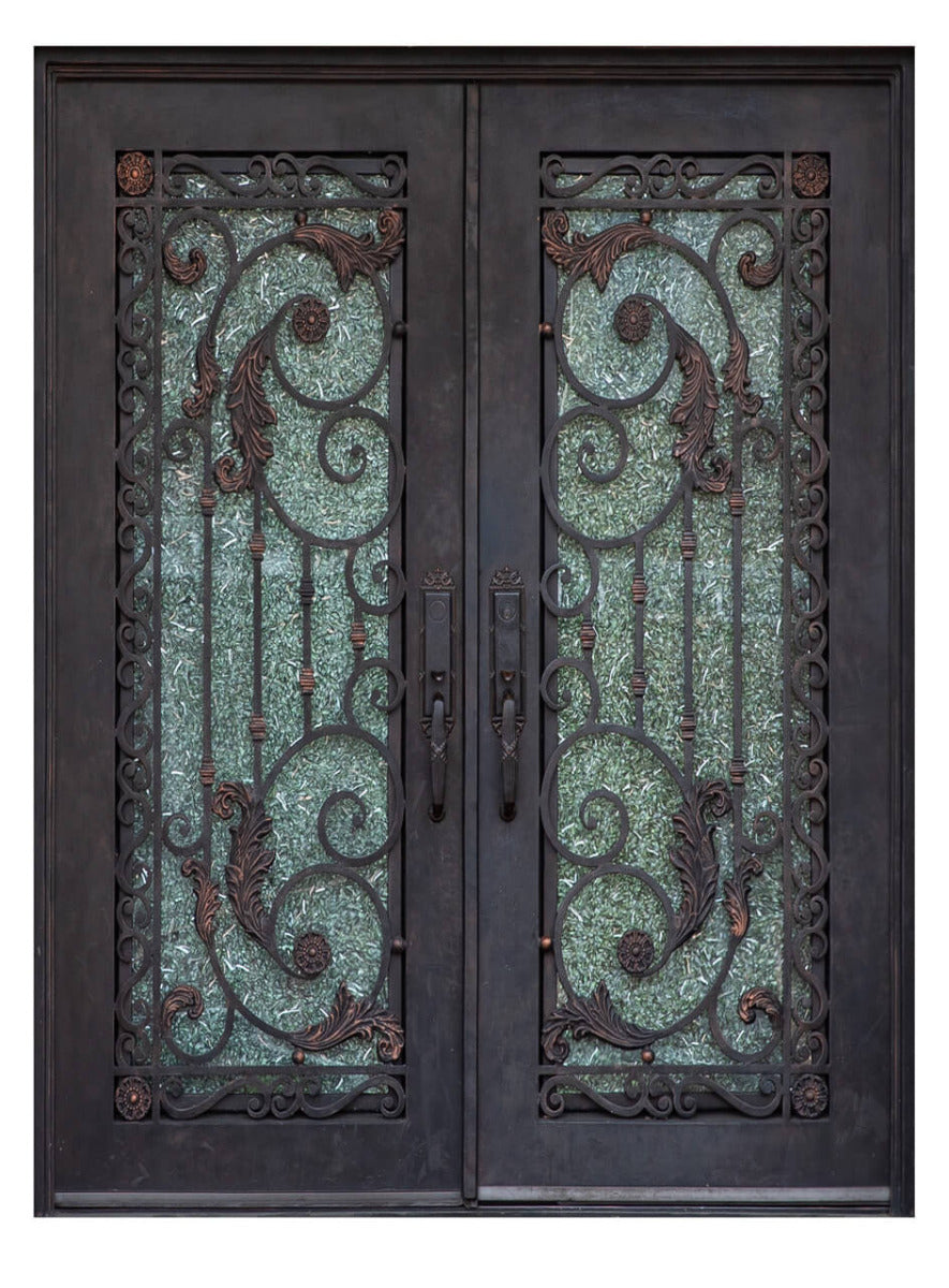 Royal 037 Wrought Iron Custom Exterior Door by Nova