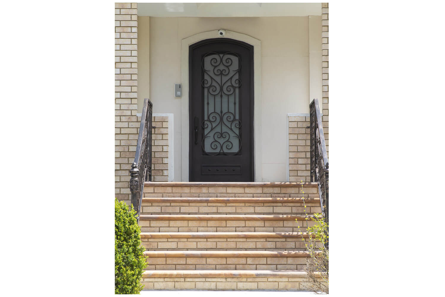 Nova Wrought Iron Custom Exterior Door Style 038