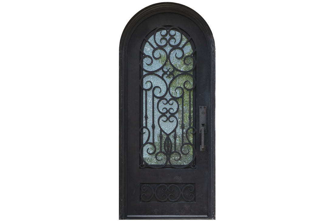 Nova Wrought Iron Custom Exterior Door Style 039