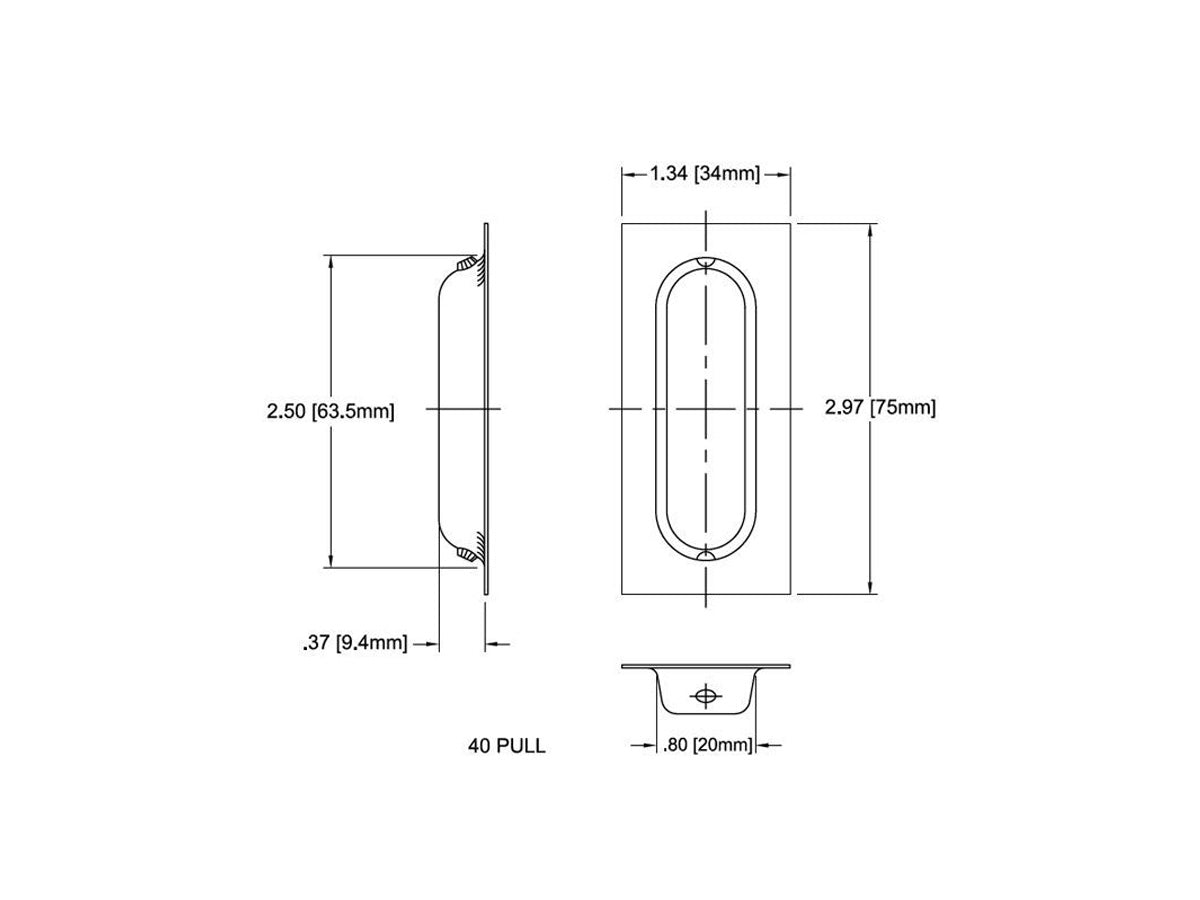 40 Series Flush Pulls