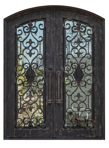 Royal 041 Wrought Iron Custom Exterior Door by Nova