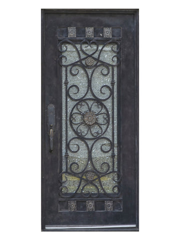 Royal 042 Wrought Iron Custom Exterior Door by Nova