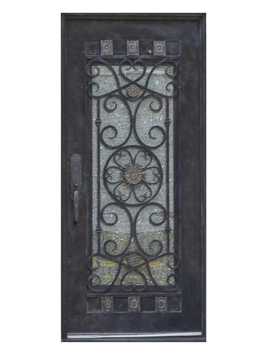 Royal 042 Wrought Iron Custom Exterior Door by Nova