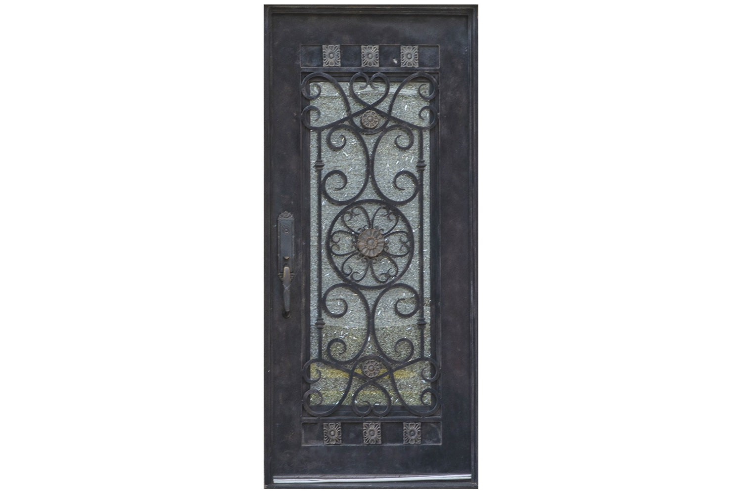 Nova Wrought Iron Custom Exterior Door Style 042