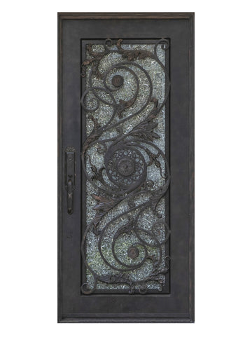 Royal 043 Wrought Iron Custom Exterior Door by Nova