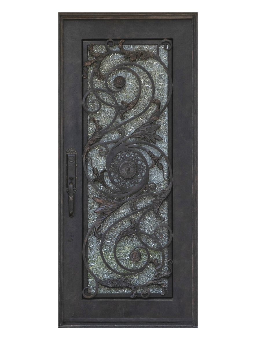Royal 043 Wrought Iron Custom Exterior Door by Nova