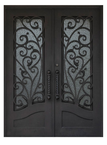 Royal 044 Wrought Iron Custom Exterior Door by Nova